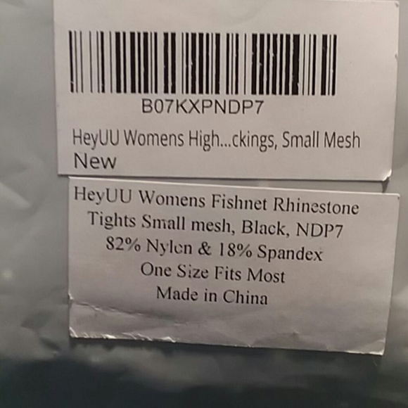 Fishnet Rhinestone Tights - Picture 8 of 8